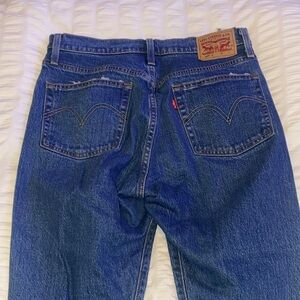 Levi's Men's Deep Blue Straight Jeans